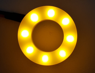 3pdt Footswitch LED Ring - Yellow - Click Image to Close